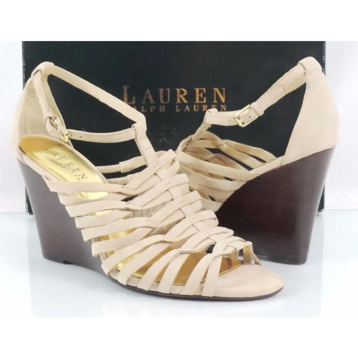 Ralph Lauren shoes - LAUREN Ralph Lauren Damalise - LAUREN Damalise - Beige (UPC: 886380619212) 4