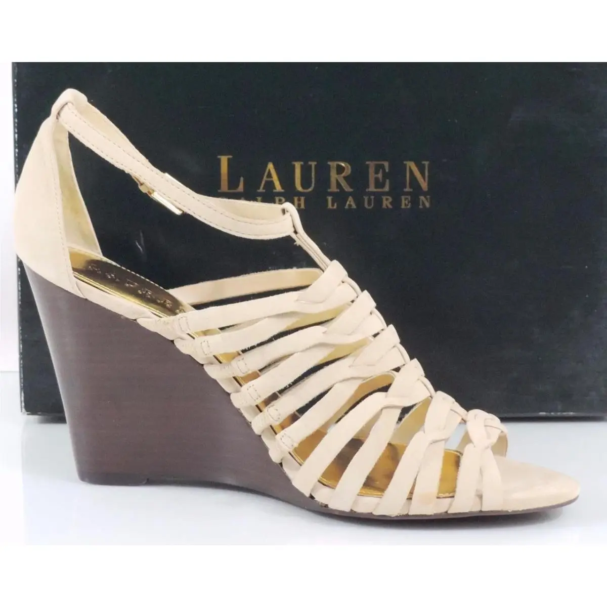 Ralph Lauren shoes - LAUREN Ralph Lauren Damalise - LAUREN Damalise - Beige (UPC: 886380619212) 2