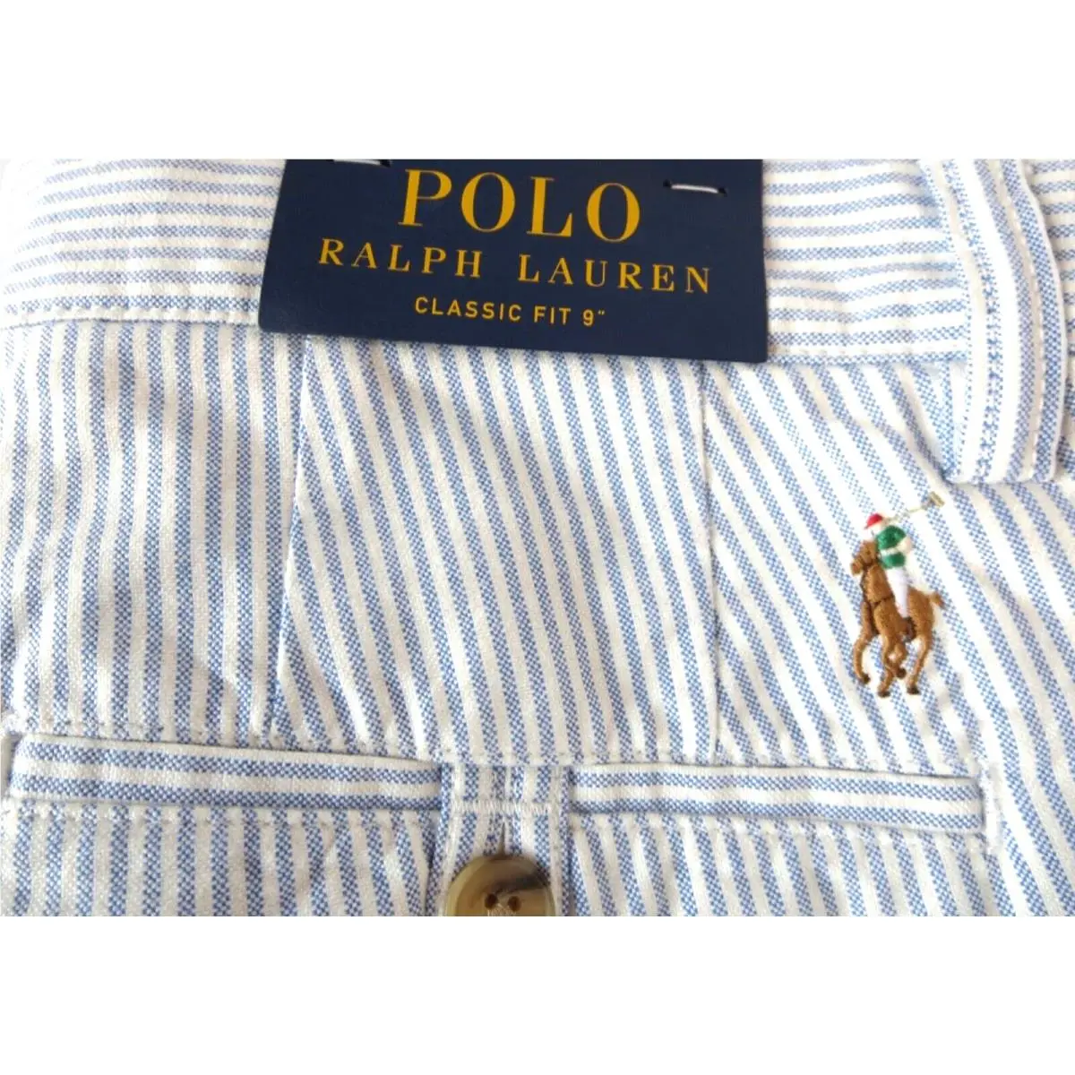 Ralph Lauren shoes - Blue/White Pinstripe/Multi 8