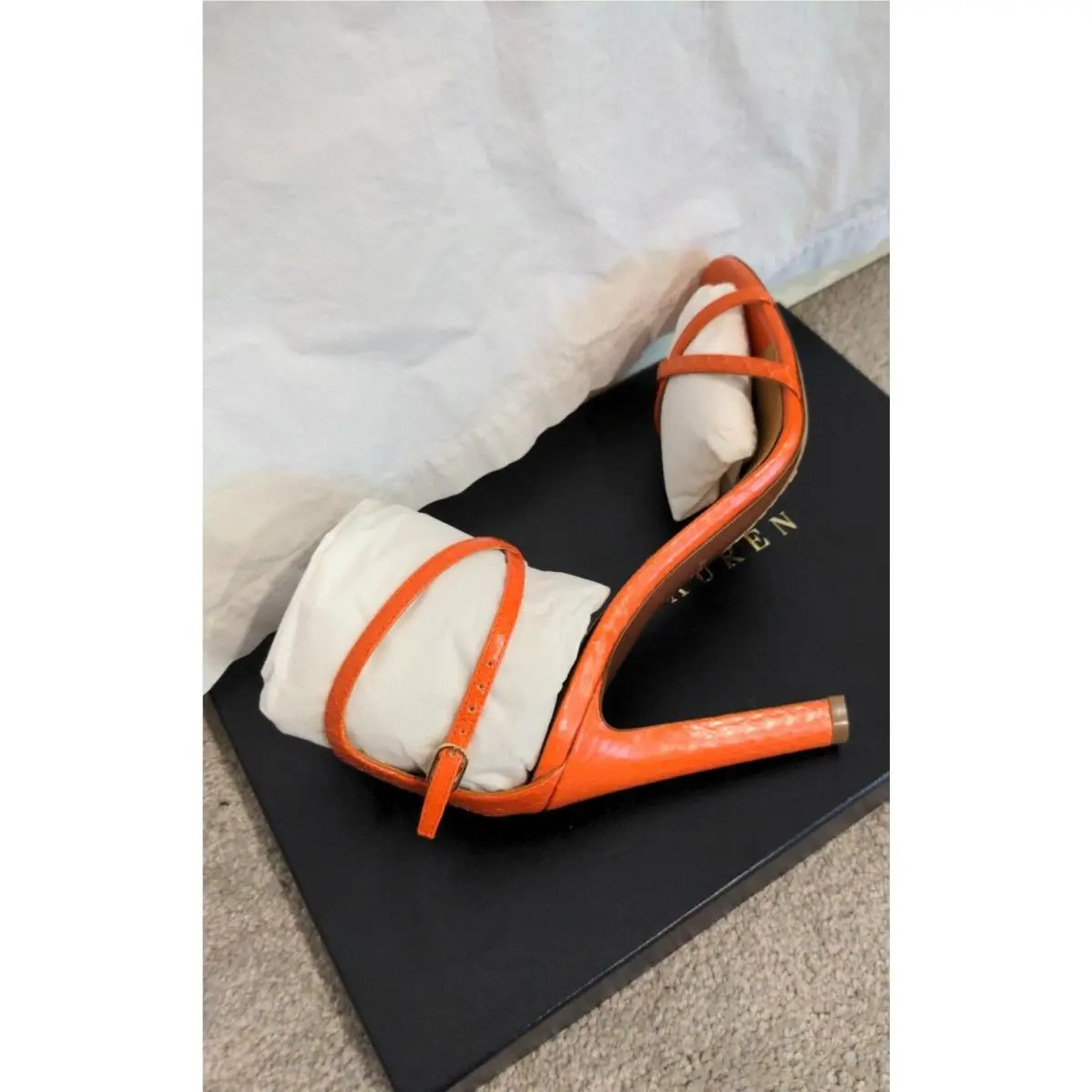Ralph Lauren shoes - Bright Orange 10