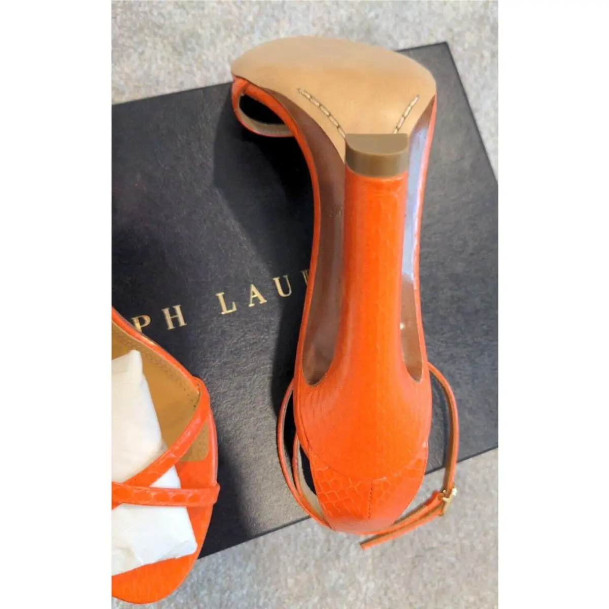 Ralph Lauren shoes - Bright Orange 6
