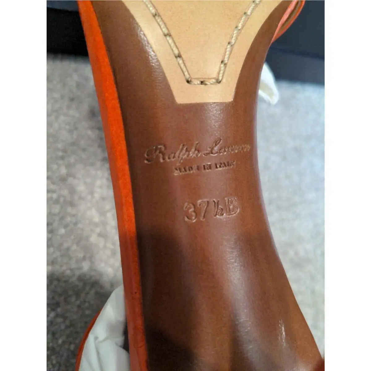 Ralph Lauren shoes - Bright Orange 8