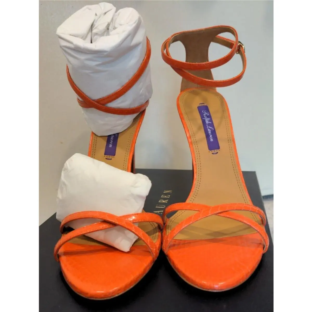 Ralph Lauren shoes - Bright Orange 1