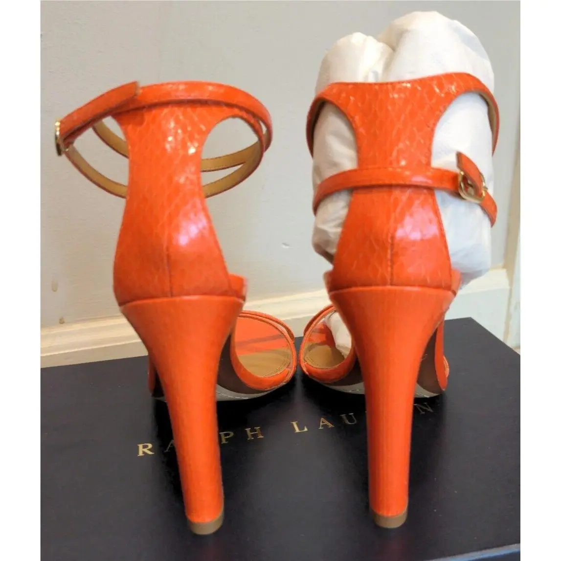 Ralph Lauren shoes - Bright Orange 2