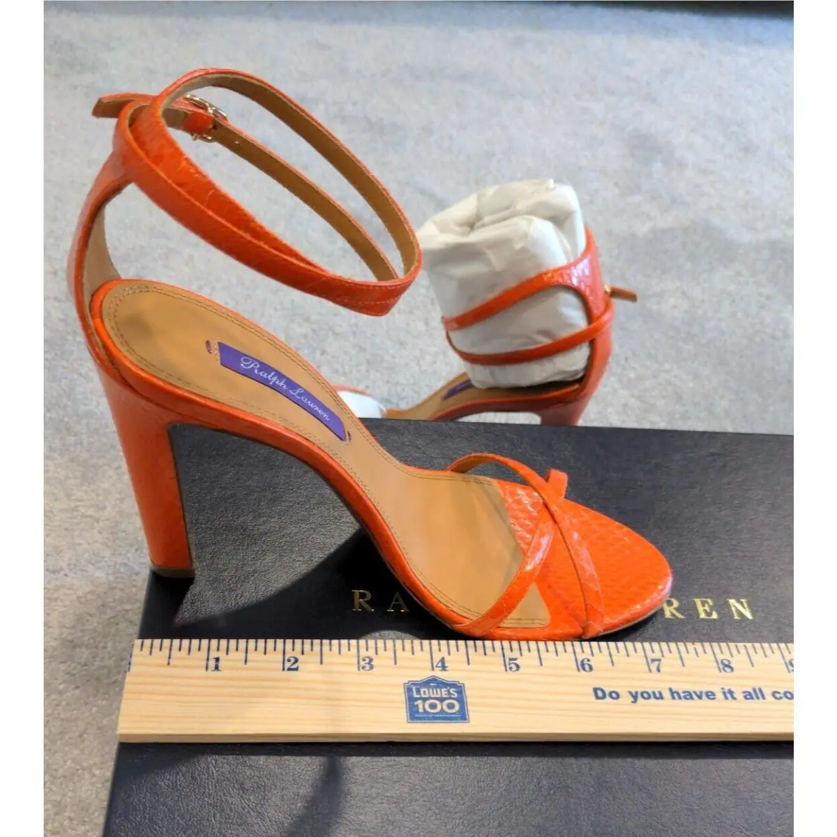 Ralph Lauren shoes - Bright Orange 5