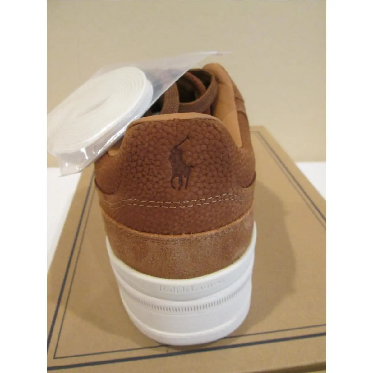 Ralph Lauren shoes - Polo Ralph Lauren Masters Court - Brown (UPC: 0195167630198) 3