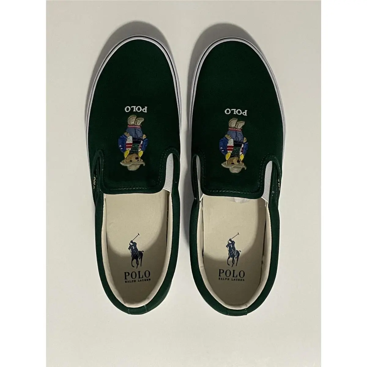 Ralph Lauren shoes - Polo Ralph Lauren Keaton Polo Bear Cowboy - 816877739002 - Green/White (UPC: 0195167455197) 3