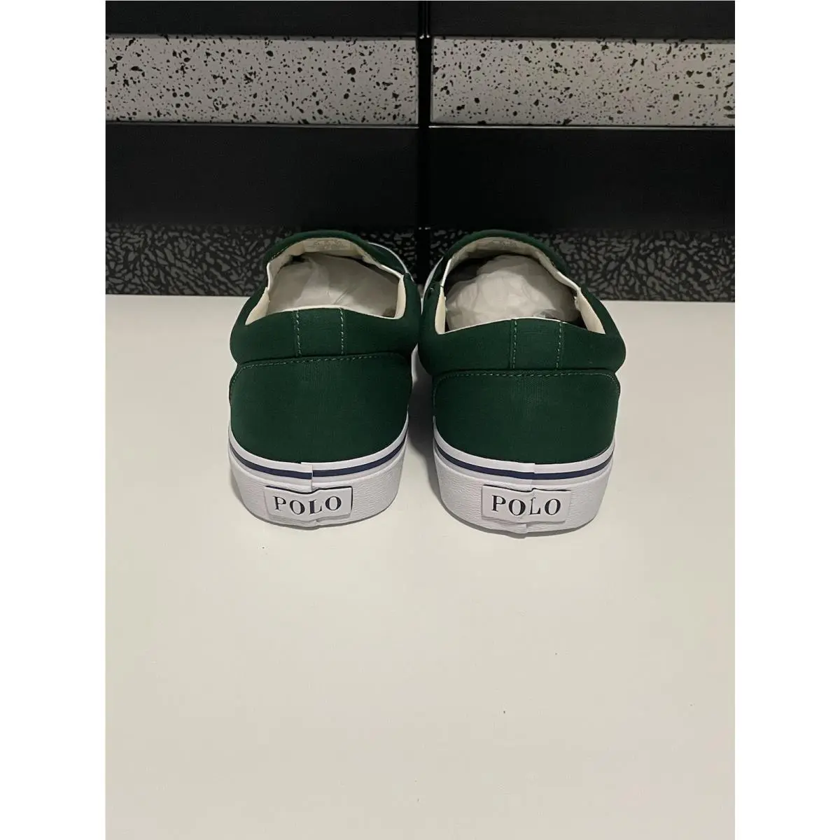 Ralph Lauren shoes - Polo Ralph Lauren Keaton Polo Bear Cowboy - 816877739002 - Green/White (UPC: 0195167455197) 2