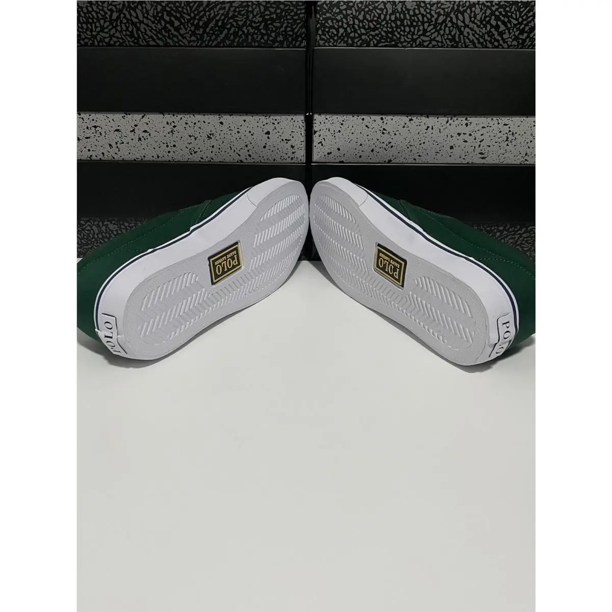 Ralph Lauren shoes - Polo Ralph Lauren Keaton Polo Bear Cowboy - 816877739002 - Green/White (UPC: 0195167455197) 4