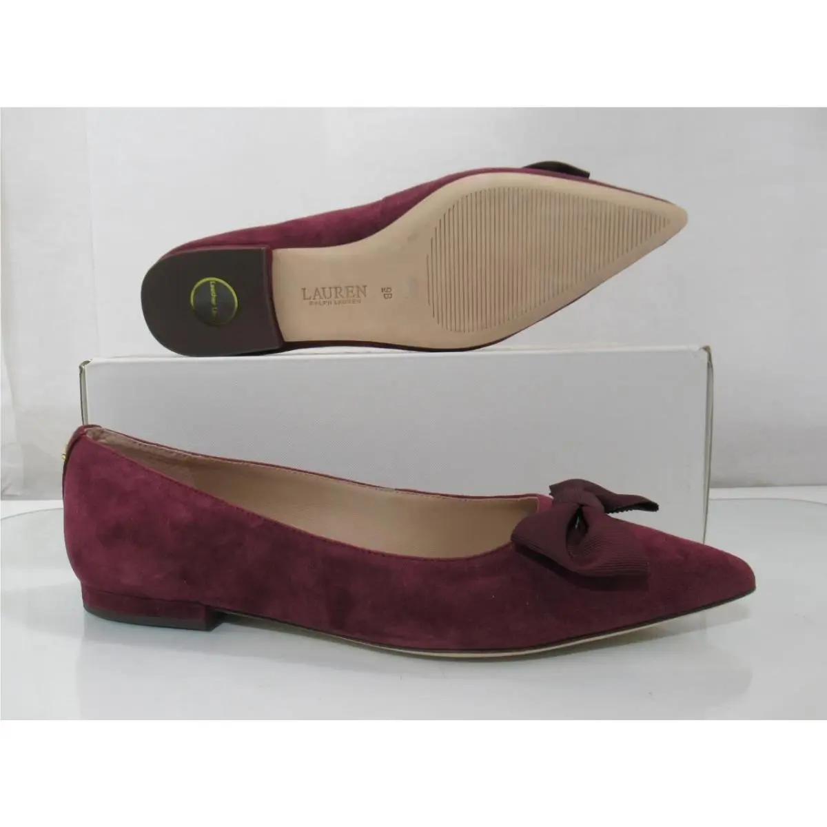 Ralph Lauren shoes - LAUREN Ralph Lauren Londyn Bow - 802955323001 - Red (UPC: 197205224994) 8