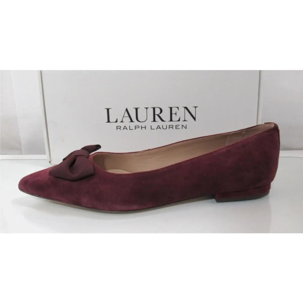 Ralph Lauren shoes - LAUREN Ralph Lauren Londyn Bow - 802955323001 - Red (UPC: 197205224994) 0