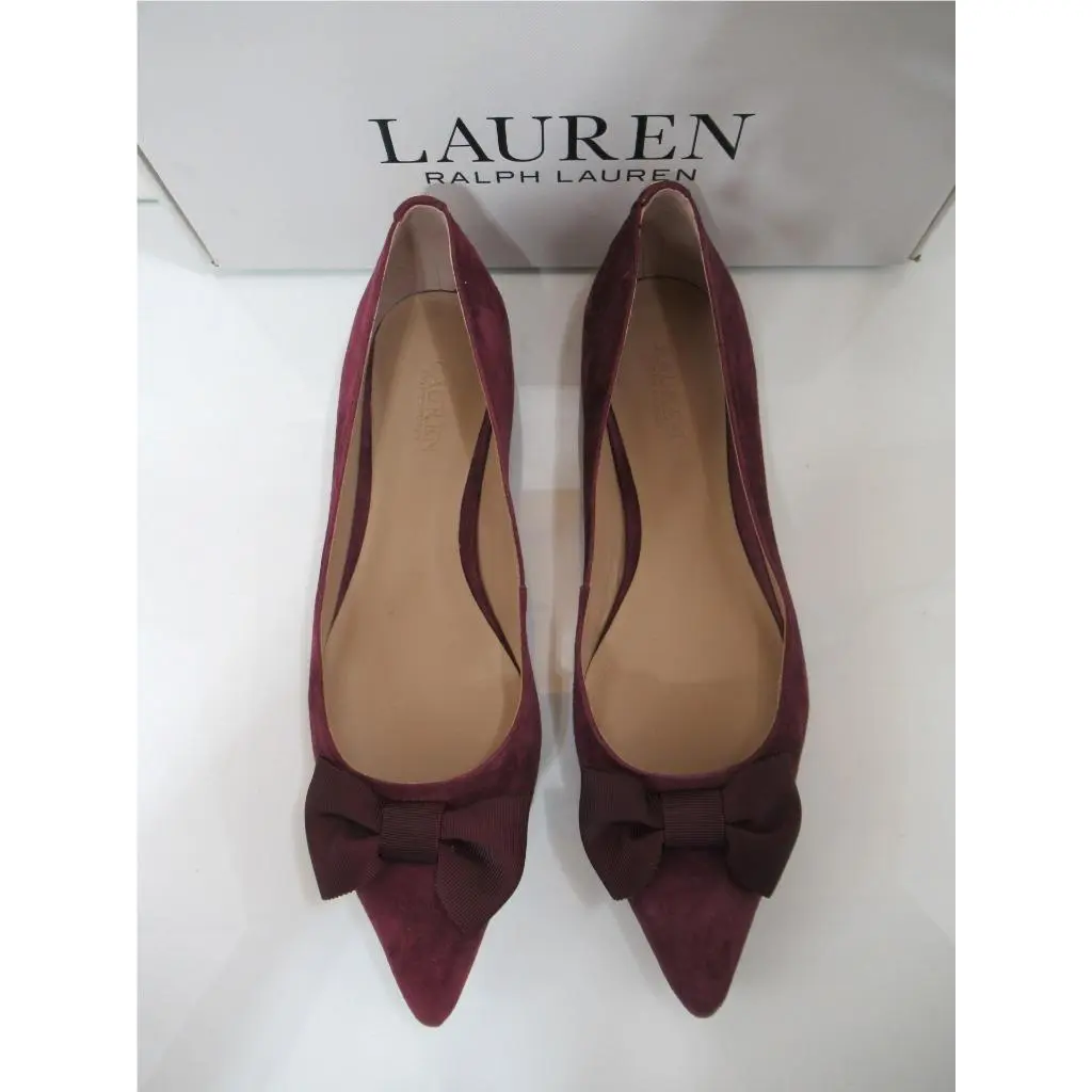 Ralph Lauren shoes - LAUREN Ralph Lauren Londyn Bow - 802955323001 - Red (UPC: 197205224994) 2