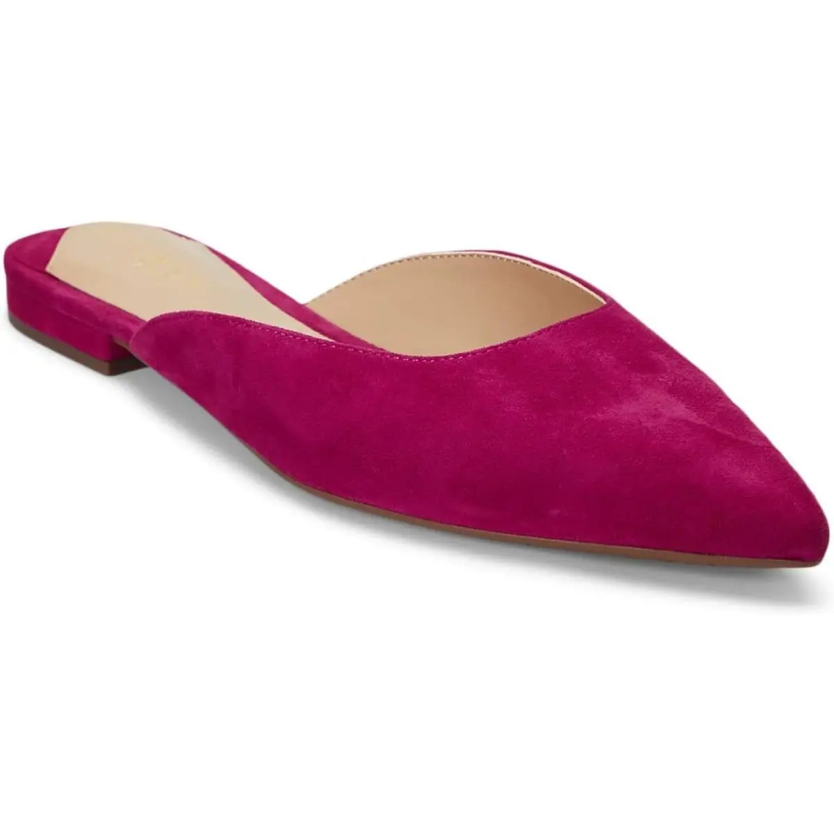 Lauren Ralph Lauren Londyn Flat Mule Fuschia Berry 6