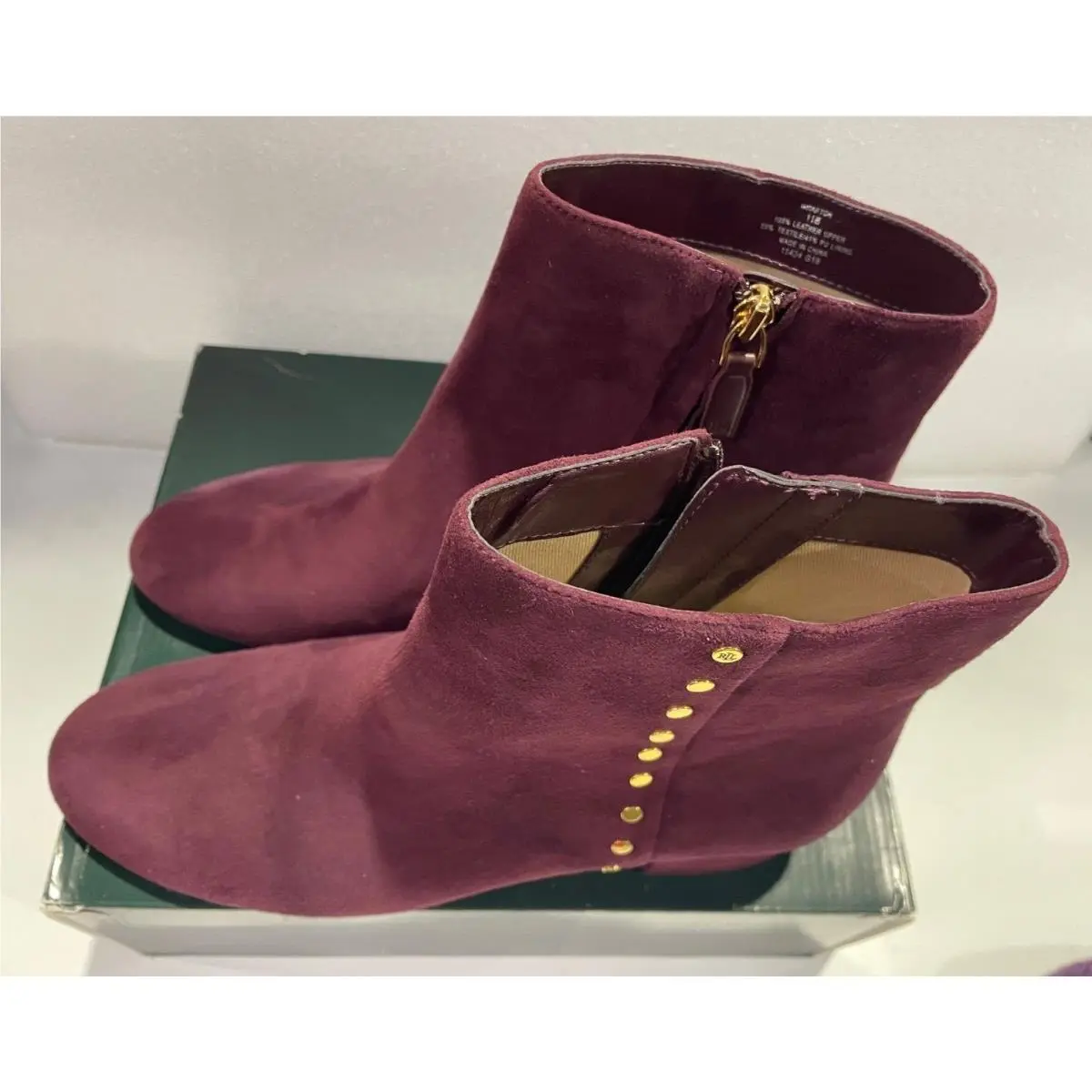 Ralph Lauren shoes - 802763543001-600 - 802763543001-600 - RED (UPC: 191232557728) 4