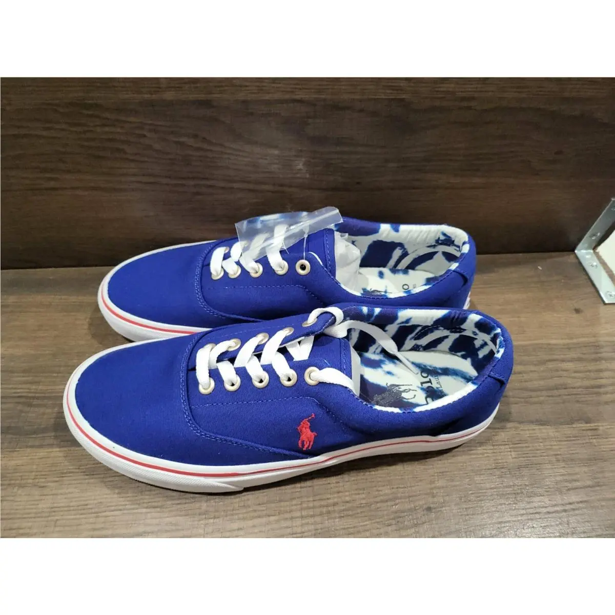 Ralph Lauren shoes - Heritage Royal Blue / Red (UPC: 195167327913) 4
