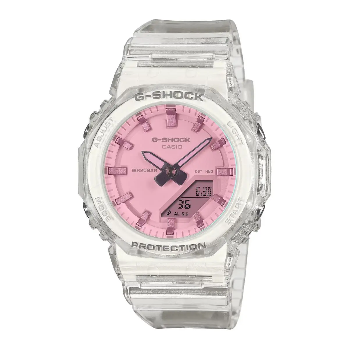 G-shock GMA-P2100SR-7A Pink Polarized Dial Women`s Watch by Casio