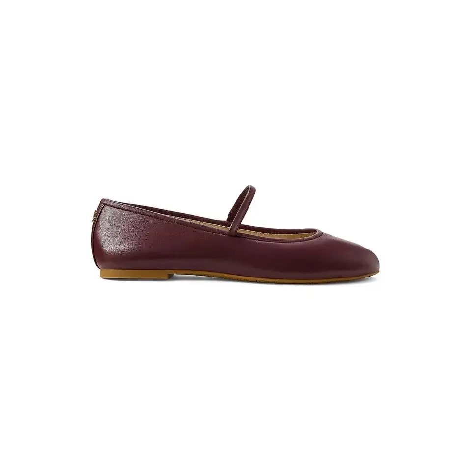 Ralph Lauren shoes - Lauren Ralph Lauren Jayna Mary Jane Flats - 802977874006 - Red (UPC: 197205454605) 0