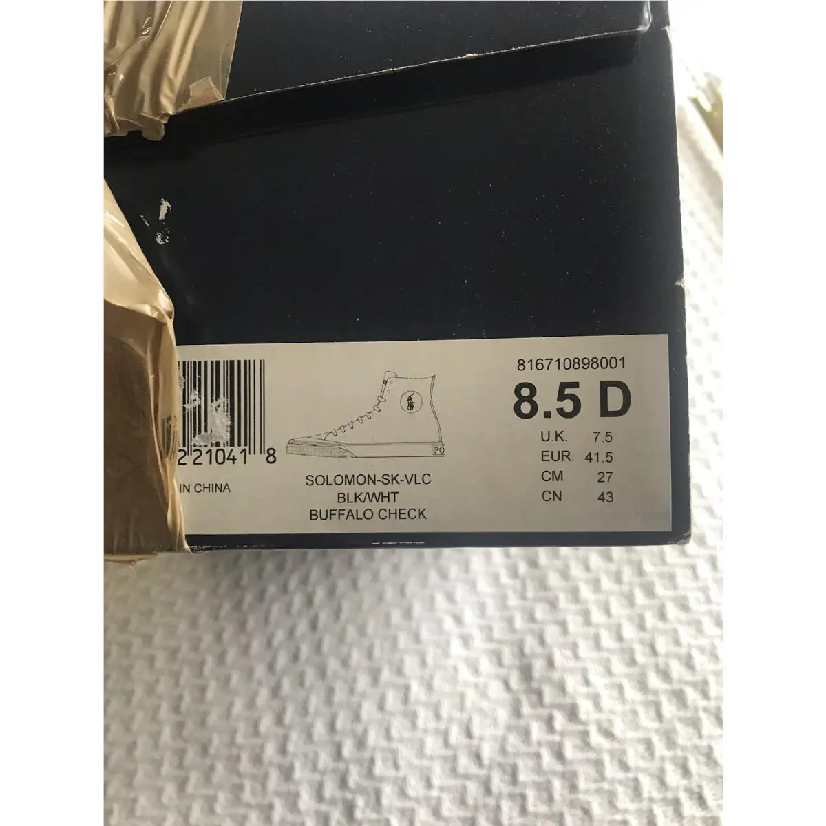 Ralph Lauren shoes - Polo Ralph Lauren - Polo - Black White 10