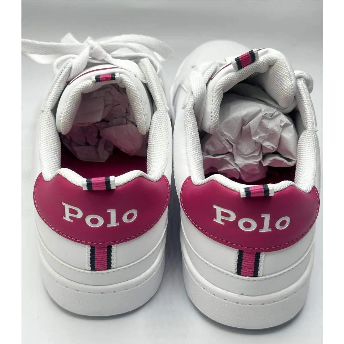 Ralph Lauren shoes - Polo RalphLauren Heritage Court - Polo RalphLauren Heritage Court - White/pink 1