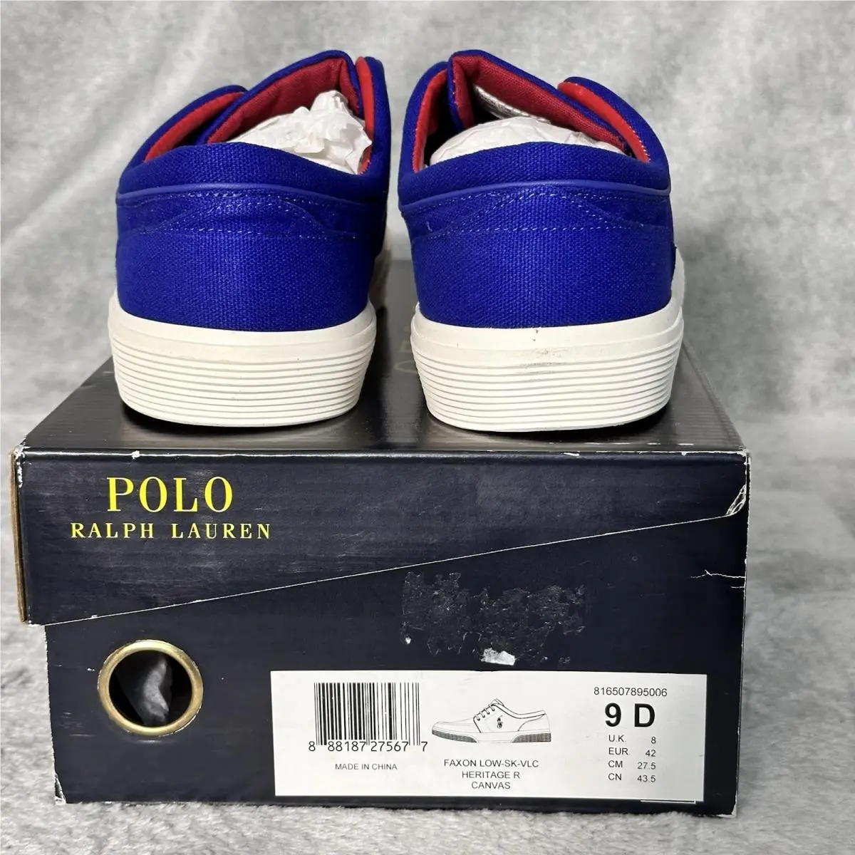 Ralph Lauren shoes - Polo Ralph Lauren Faxon - Polo Faxon - 13297 F14 - Royal Blue 1