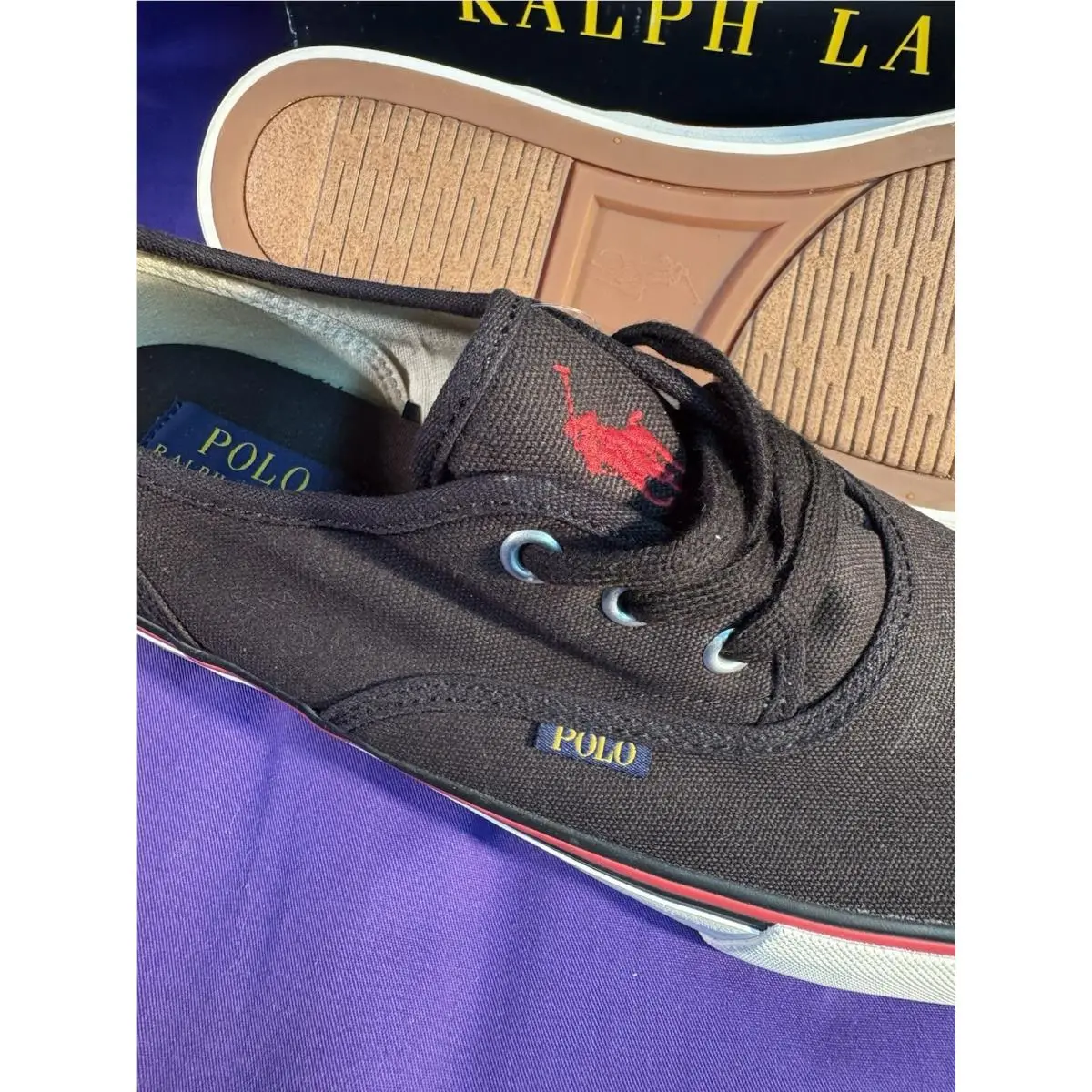 Ralph Lauren shoes - Polo Ralph Lauren Morray-Sk-Vlc - Polo - Black 4