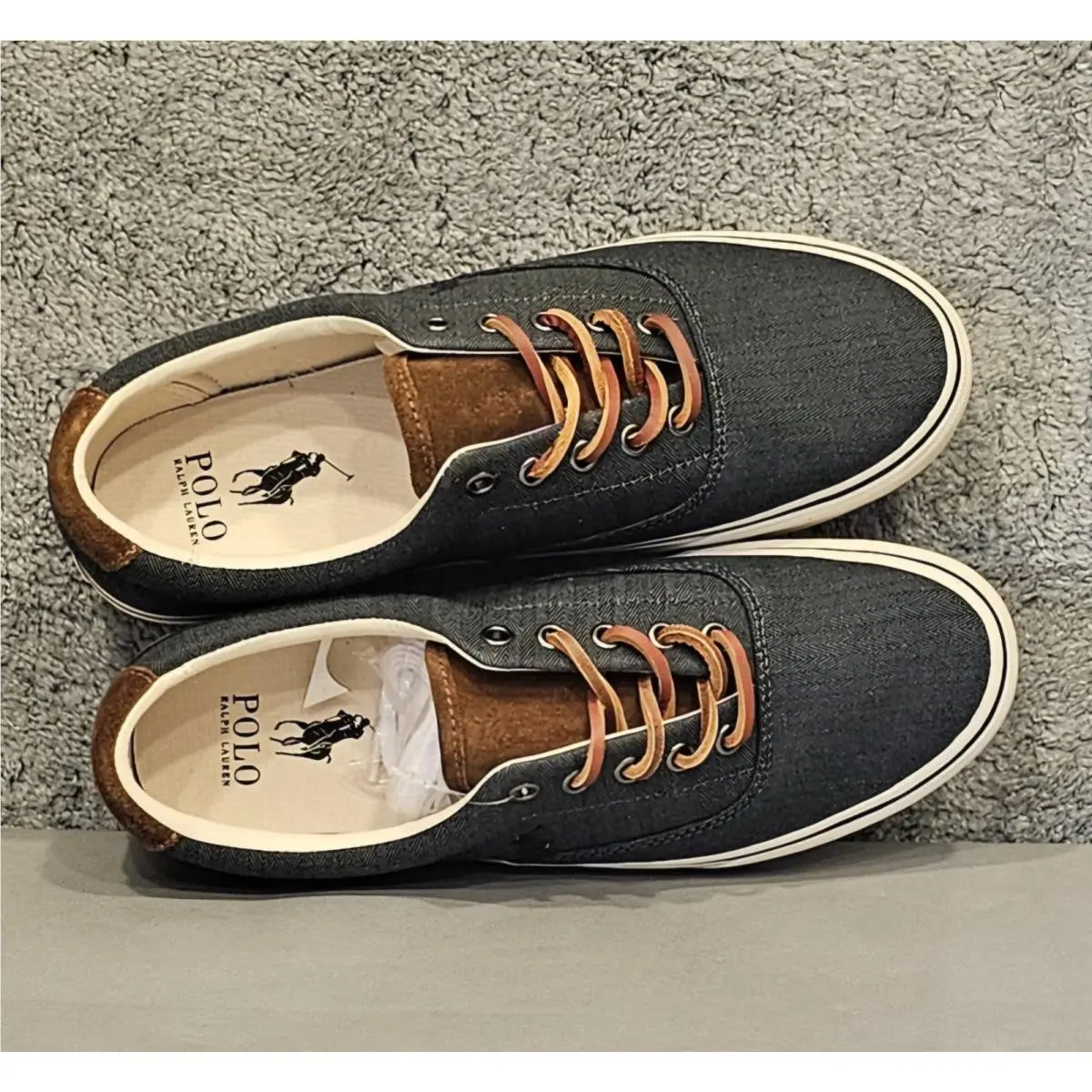 Ralph Lauren shoes - Polo Ralph Lauren Keaton Pony Chambray - Blue 2