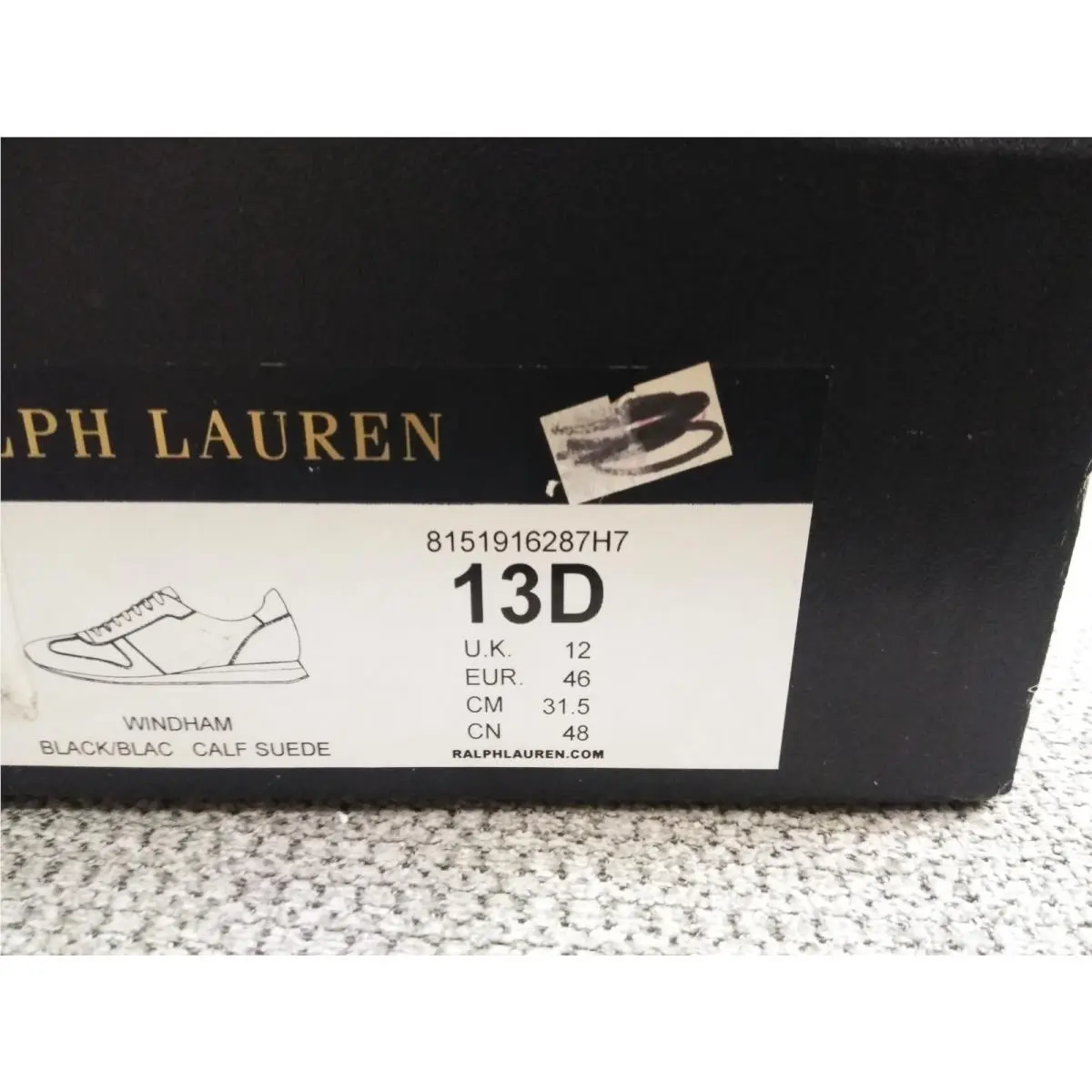 Ralph Lauren shoes - WINDHAM - WINDHAM - Black 1