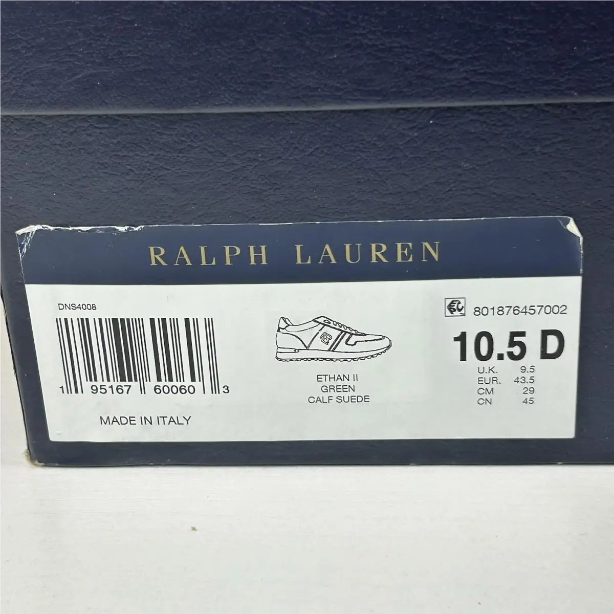 Ralph Lauren shoes - Ralph Lauren Label Ethan II - Green (UPC: 0195167600603) 8