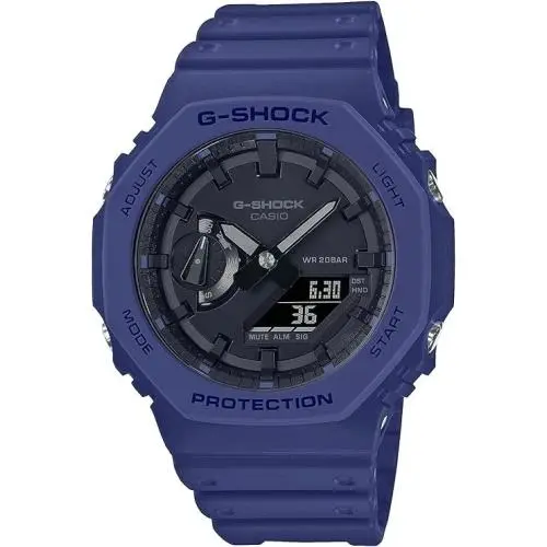 Casio G-shock GA-2100-2AJF Carbon Fiber Quartz Watch Navy Blue 20ATM