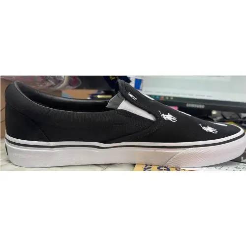 Ralph Lauren shoes - Polo Ralph Lauren Keaton - Polo Keaton - BLACK/WHITE (UPC: 195167329344) 1