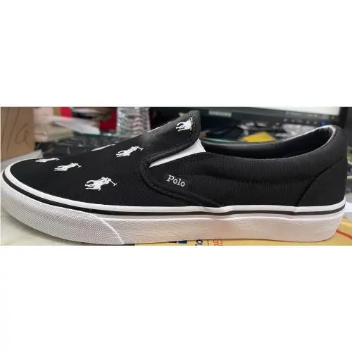 Ralph Lauren shoes - Polo Ralph Lauren Keaton - Polo Keaton - BLACK/WHITE (UPC: 195167329344) 2