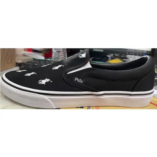 Ralph Lauren shoes - Polo Ralph Lauren Keaton - Polo Keaton - BLACK/WHITE (UPC: 195167329344) 3