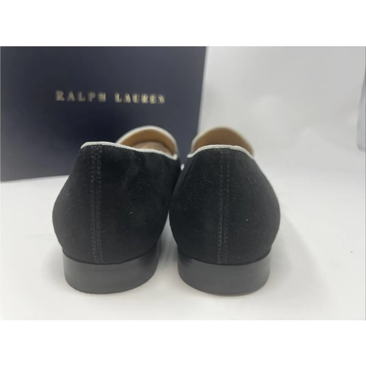 Ralph Lauren shoes - Polo Ralph Lauren Purple Label Loafers - Black (UPC: 195167590355) 11
