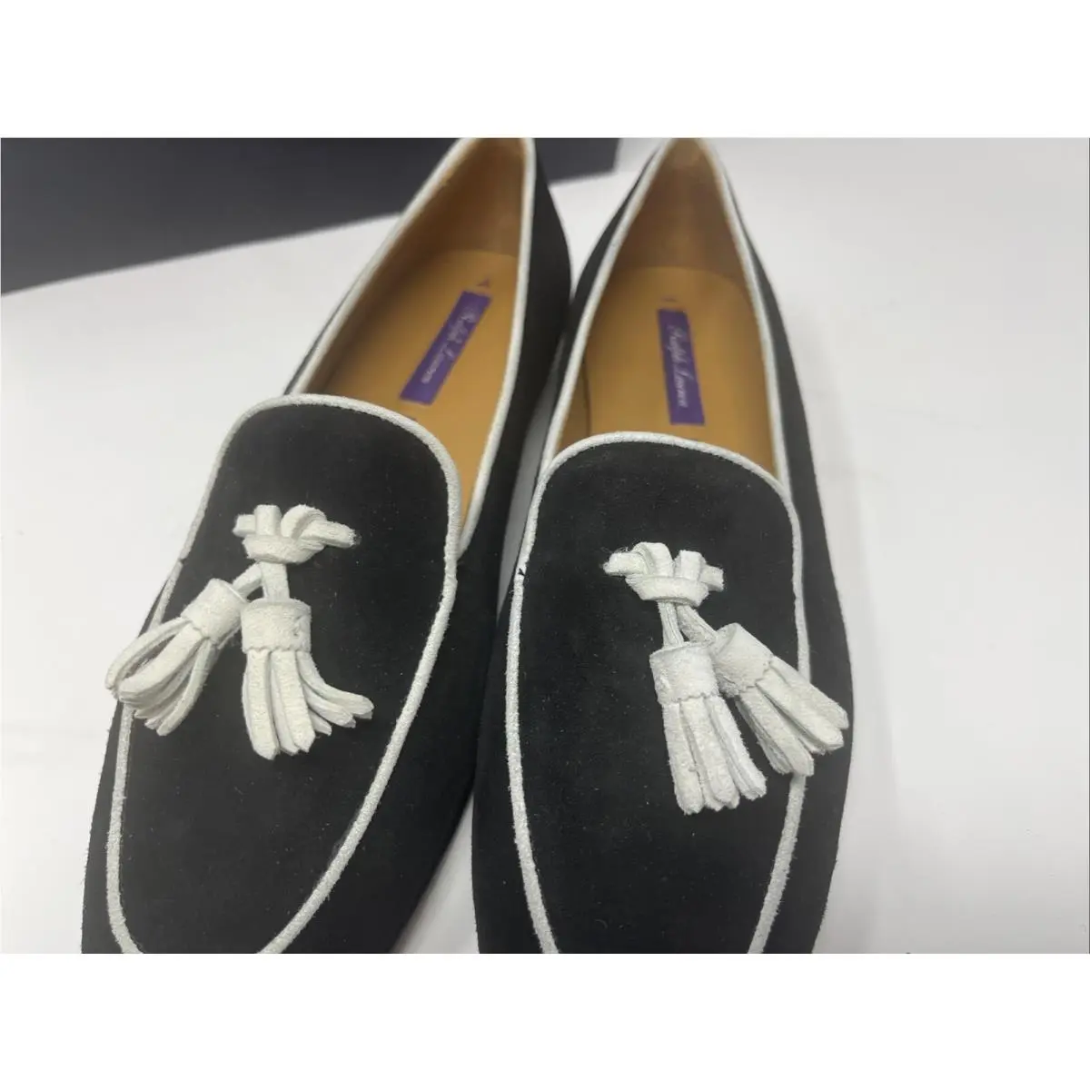 Ralph Lauren shoes - Polo Ralph Lauren Purple Label Loafers - Black (UPC: 195167590355) 13