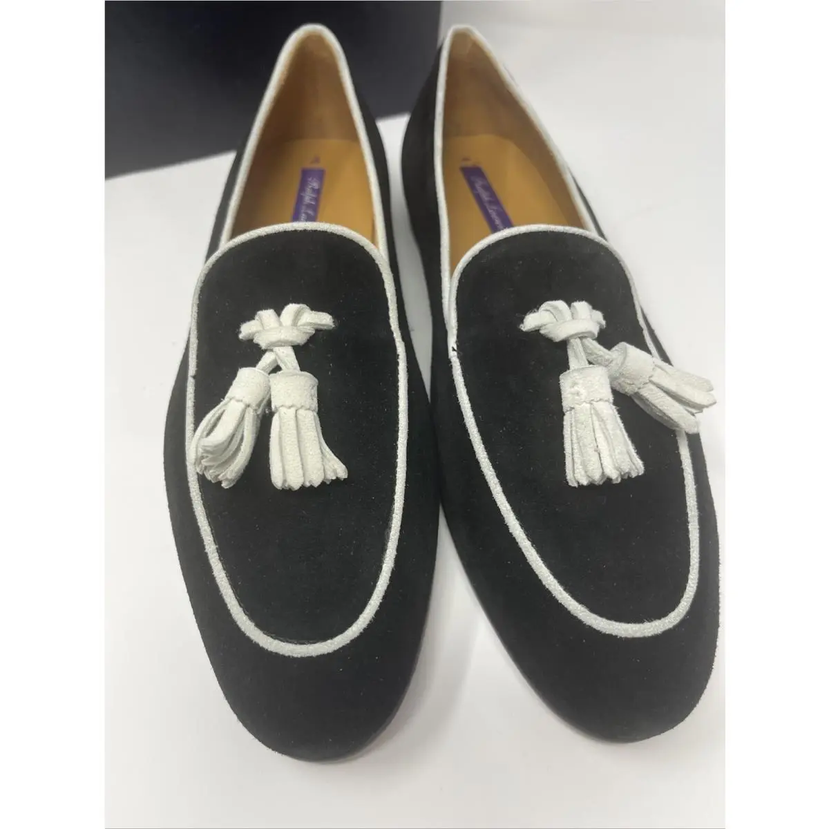 Ralph Lauren shoes - Polo Ralph Lauren Purple Label Loafers - Black (UPC: 195167590355) 2