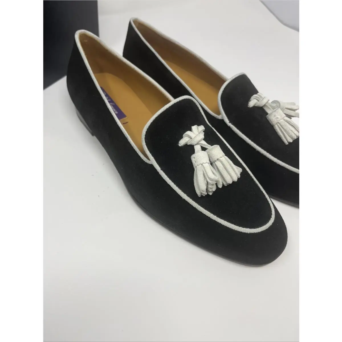 Ralph Lauren shoes - Polo Ralph Lauren Purple Label Loafers - Black (UPC: 195167590355) 3