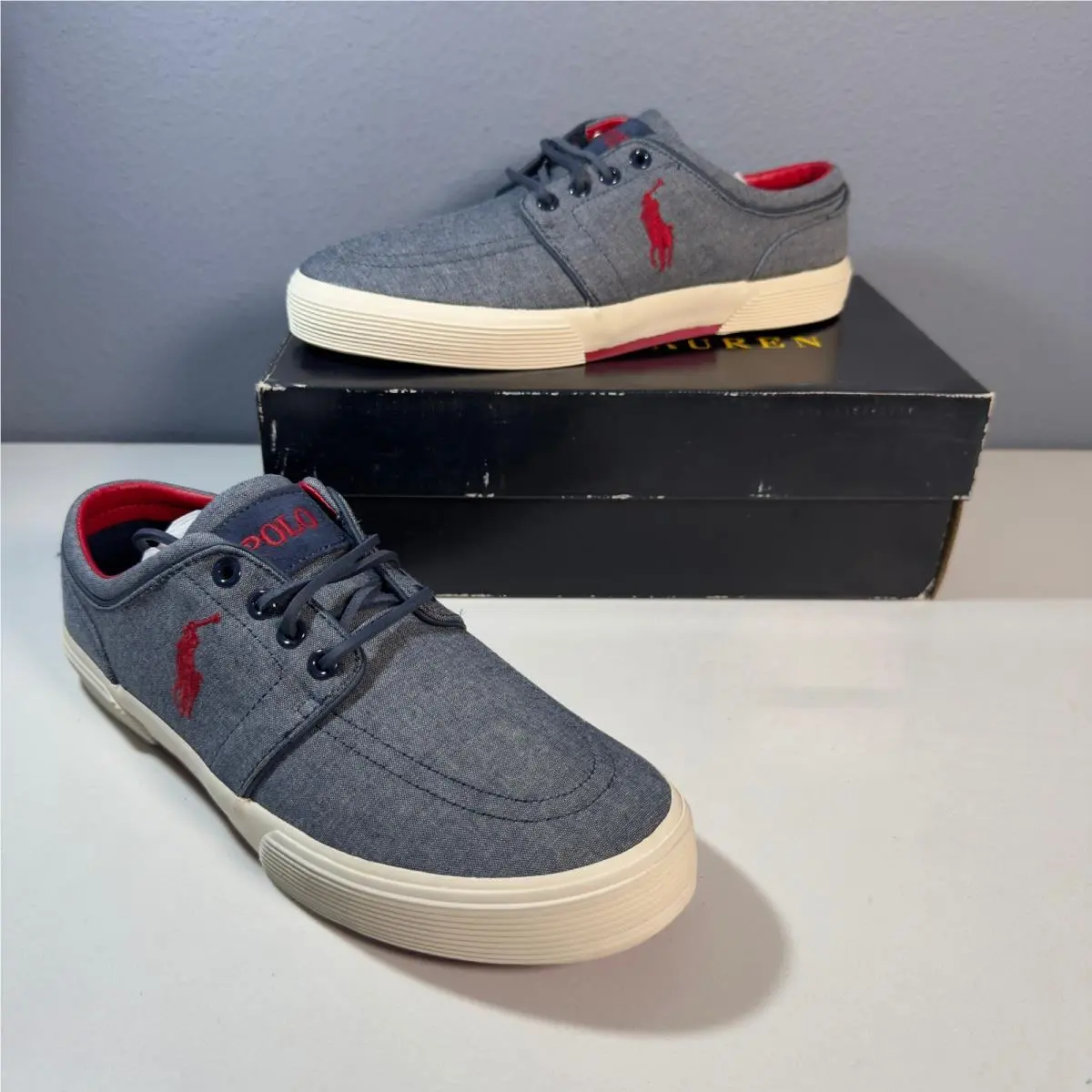 Ralph Lauren shoes - Faxon Low - Faxon Low - Blue 2