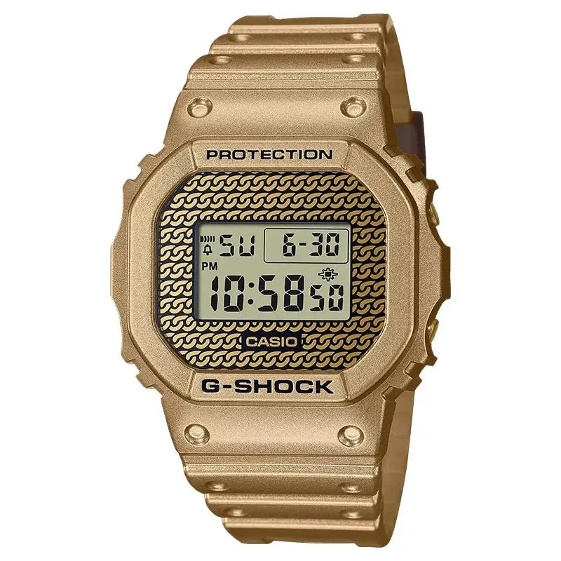 G-shock DWE-5600HG-1 Limited Edition Box Set Hip-hop Gold by Casio