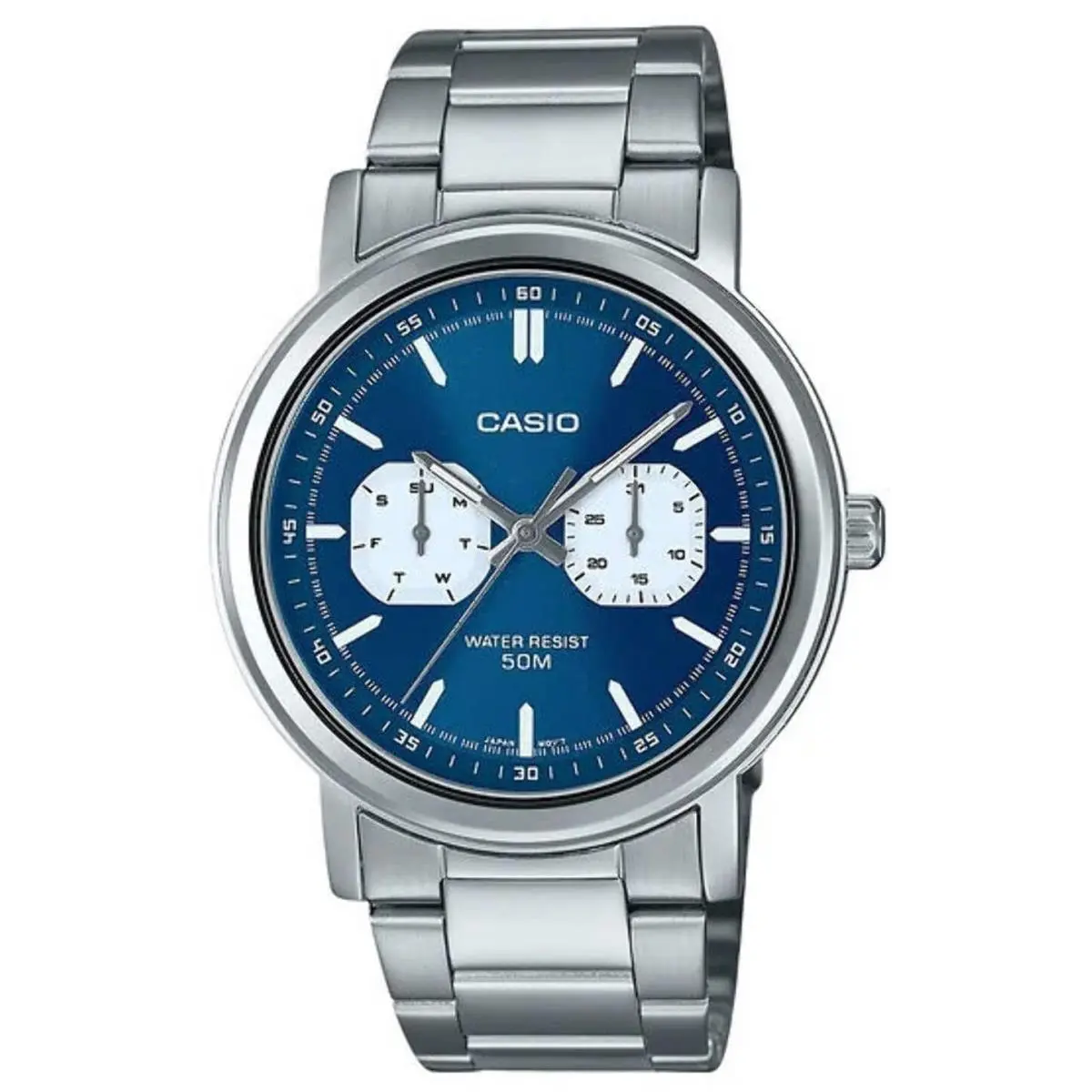 Men`s  Stainless Steel Band Watch MTPE335D MTP-E335D-2E1 by Casio