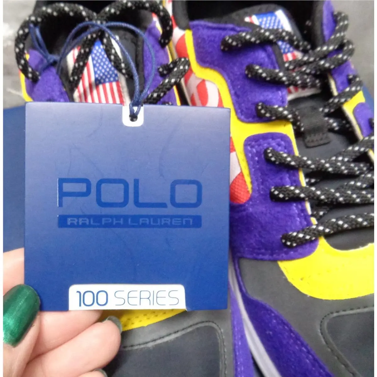 Ralph Lauren shoes - POLO RALPH LAUREN Train 100-SK-ATH - Purple (UPC: 191232266231) 1