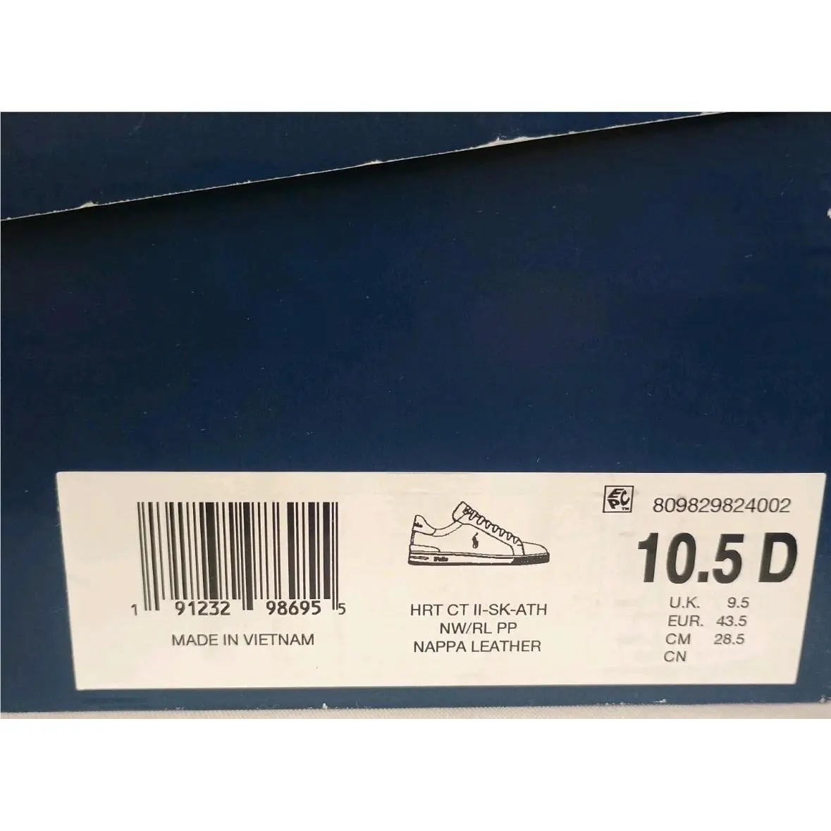 Ralph Lauren shoes - Polo Ralph Lauren Heritage Court II - Blue (UPC: 191232986955) 9