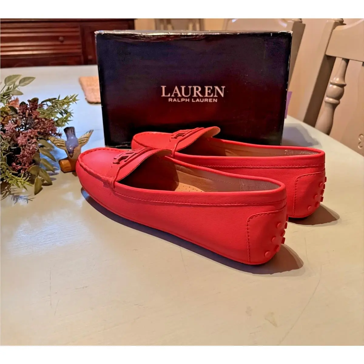 Ralph Lauren shoes - Lauren Ralph Lauren Brynn Driving Loafer - Orange 0