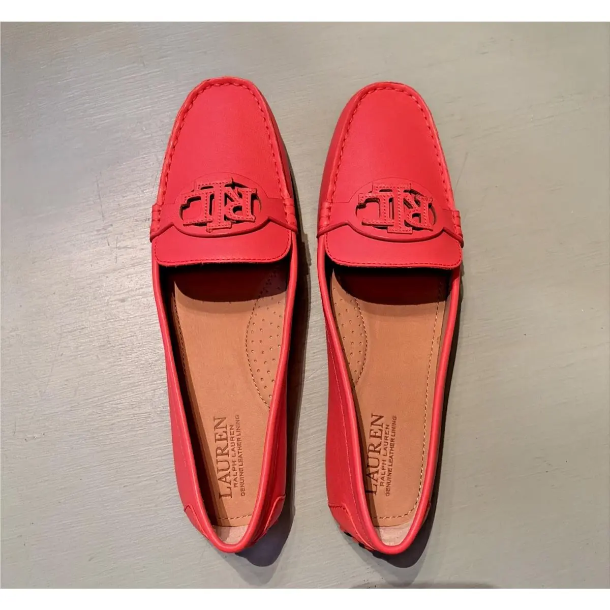 Ralph Lauren shoes - Lauren Ralph Lauren Brynn Driving Loafer - Orange 3