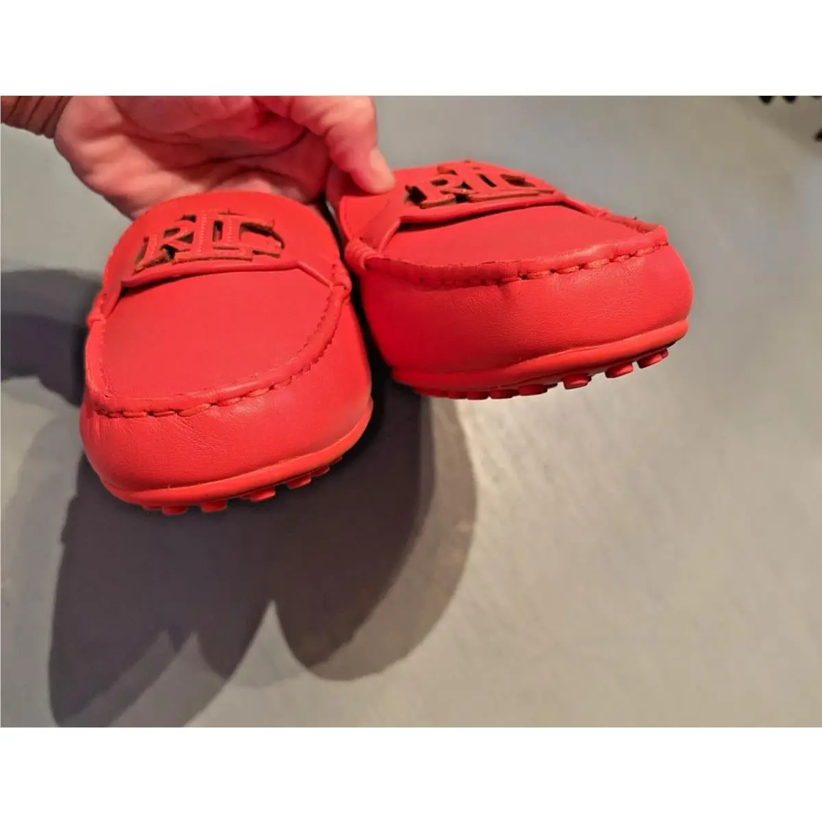 Ralph Lauren shoes - Lauren Ralph Lauren Brynn Driving Loafer - Orange 5