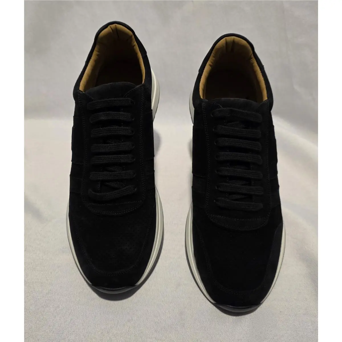 Ralph Lauren Purple Label 801876457009 Ethan Black Men`s Sneakers. Nib. Size 11D