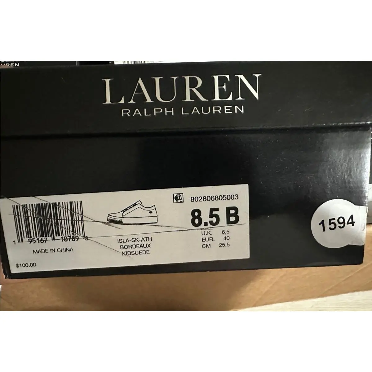 Ralph Lauren shoes - Kidsuede - Kidsuede - Red 7