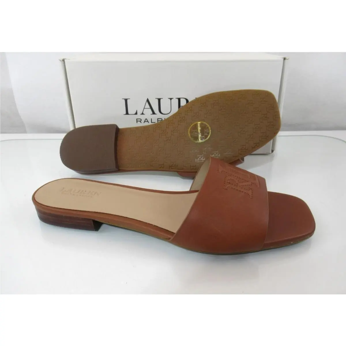 Ralph Lauren shoes - Lauren Ralph Lauren Everley - Lauren Everley - 802959142002 - Tan (UPC: 197205251600) 8