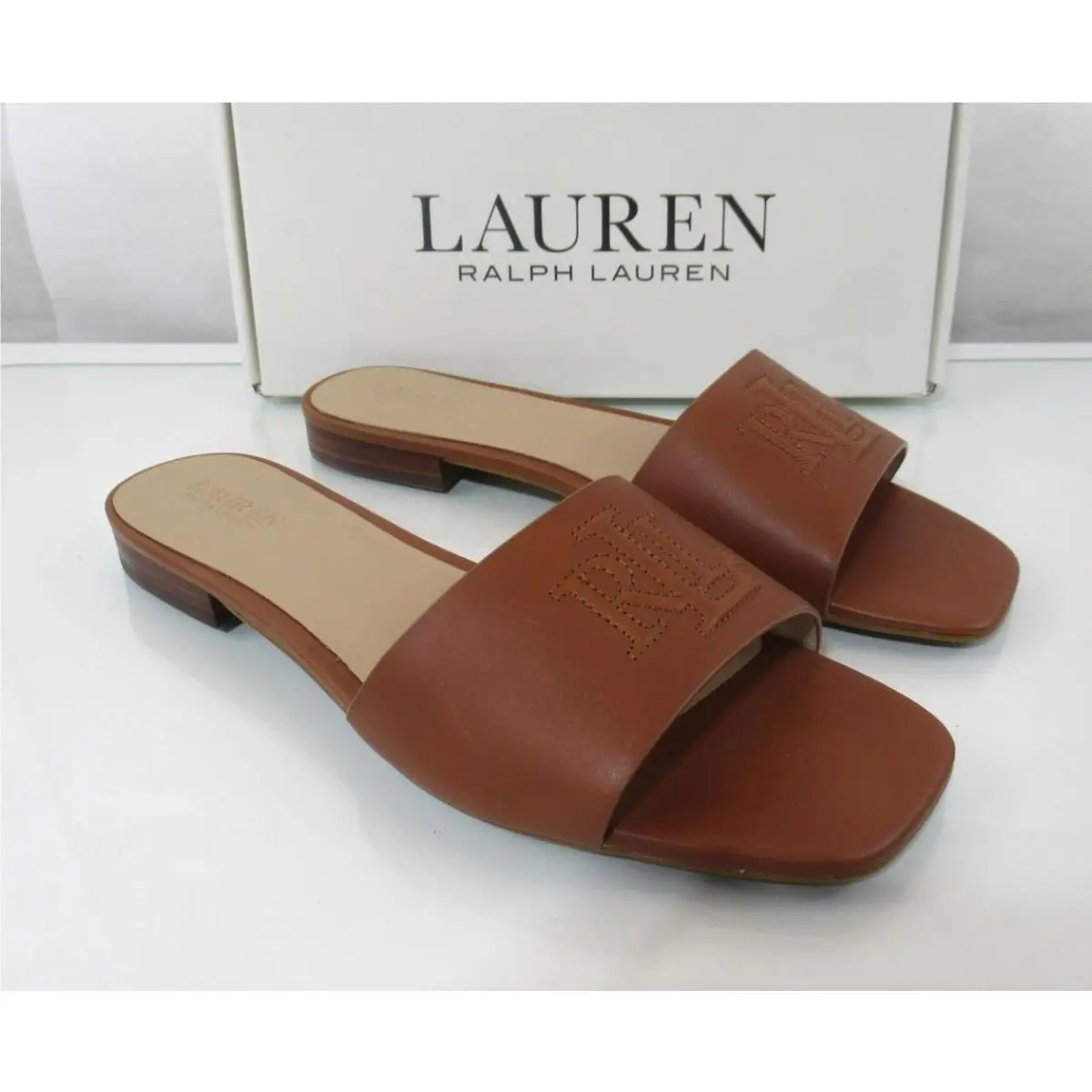 Ralph Lauren shoes - Lauren Ralph Lauren Everley - Lauren Everley - 802959142002 - Tan (UPC: 197205251600) 4