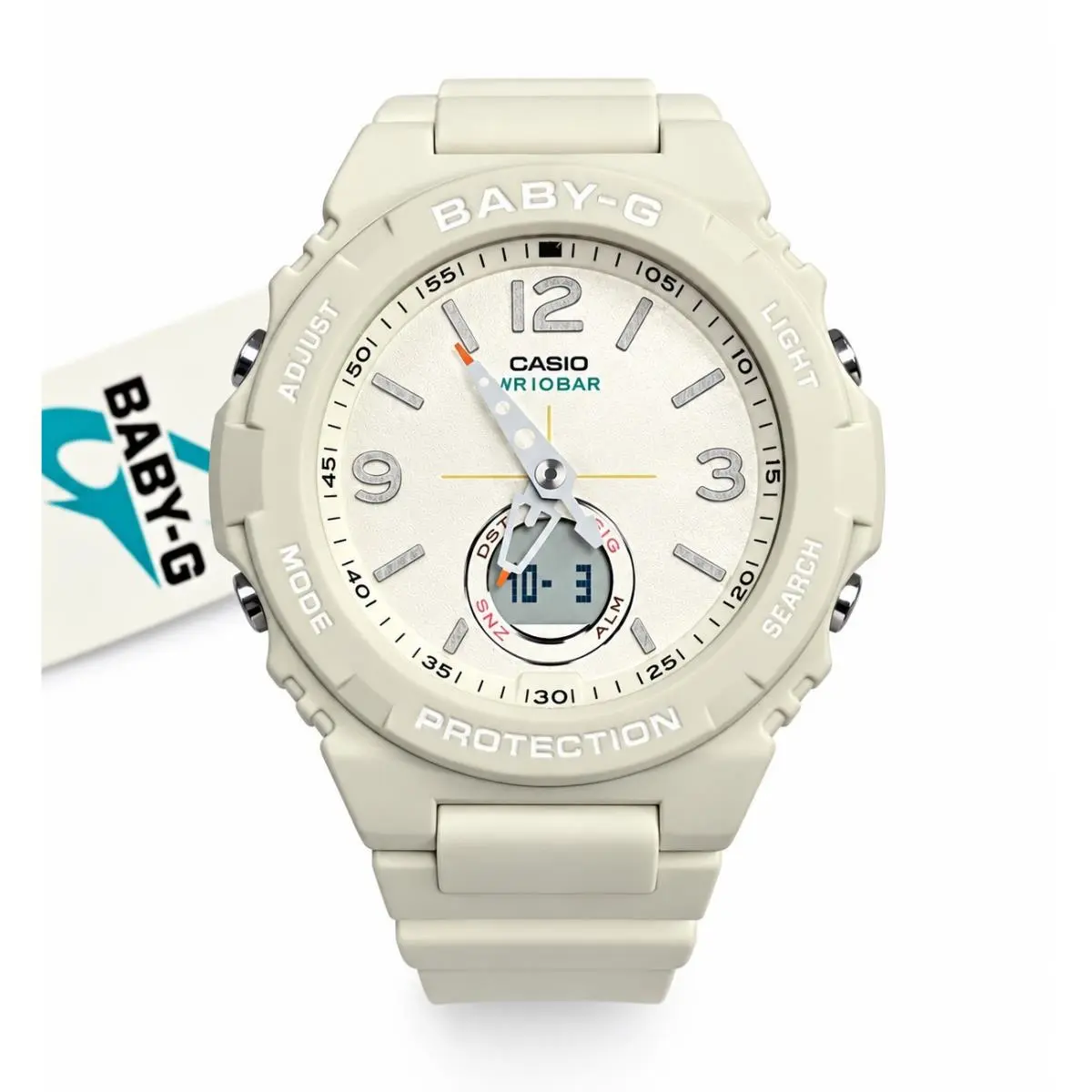 Baby G Shock Analog Digital Off White BGA260-7 BGA260 W Box by Casio