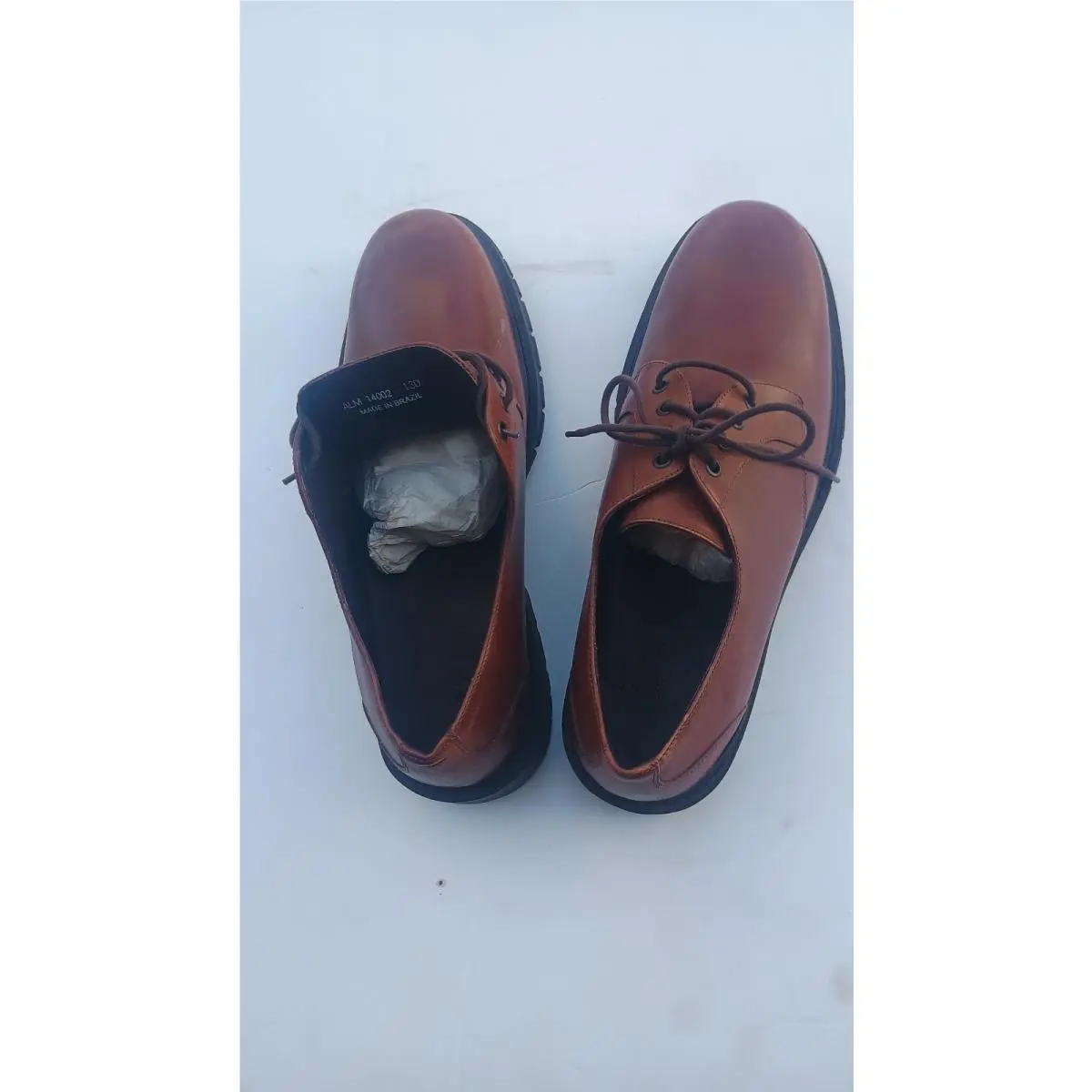 Ralph Lauren shoes - ALM140002 - ALM140002 - Pecan Leathe (BROWN) 14